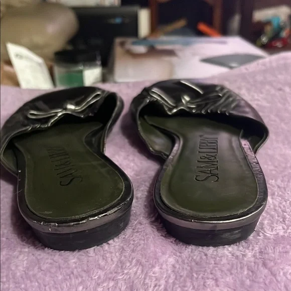 Sam & Libby Silver Mules - Picture 3 of 7